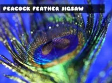 Play Peacock Feather Jigsaw